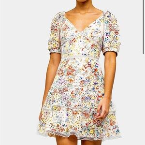 En Saison Multicolor Lace Detail Dress